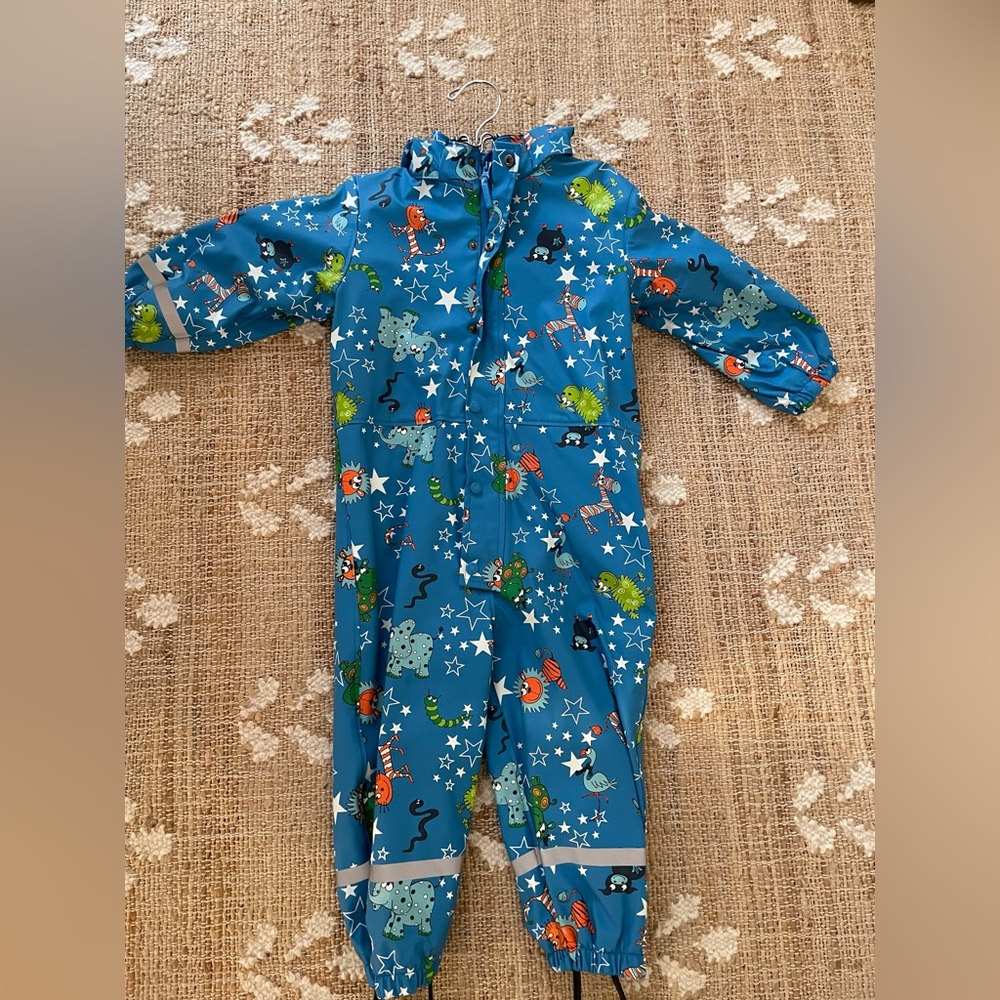 me too rain suit 2t Blue